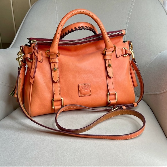 Dooney and Bourke salmon florentine MINI satchel - Picture 1 of 10